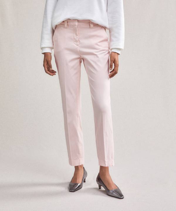 Peuterey Pantaloni in gabardine di cotone stretch In Linea