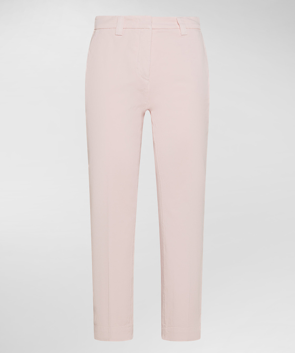 Peuterey Pantaloni in gabardine di cotone stretch In Linea