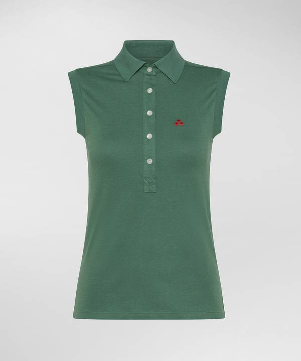 Peuterey Polo smanicata in piquet Nuovo