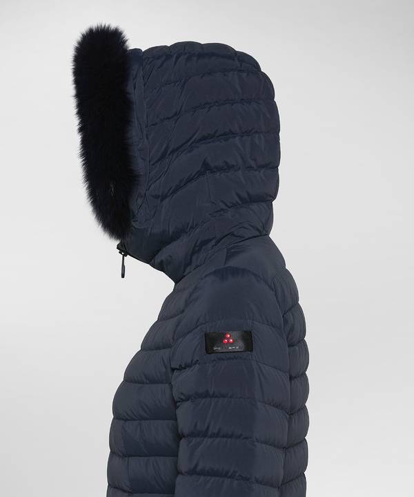 Peuterey Piumino Slim Con Pelliccia Qualità Garantita