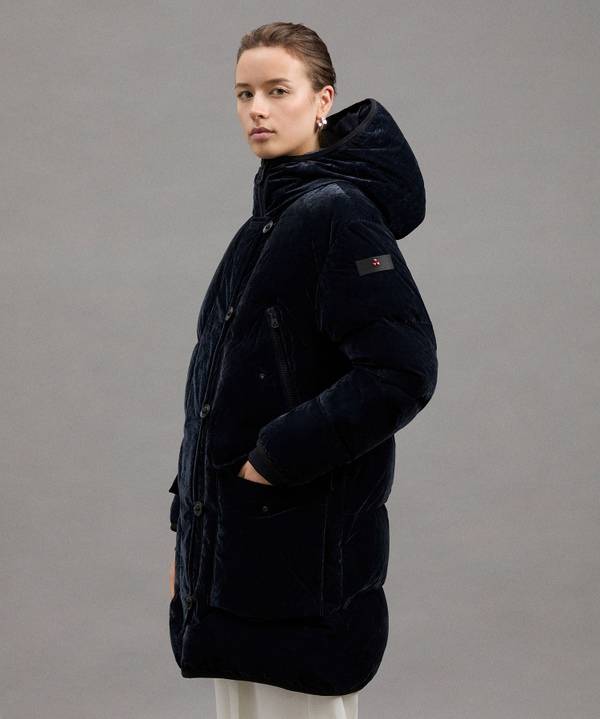 Peuterey Parka Lungo In Tela Di Nylon Floccata Acquista Ora