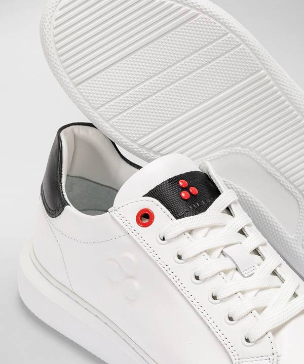 Peuterey Sneaker In Pelle Con Logo Goffrato Promozione Limitata