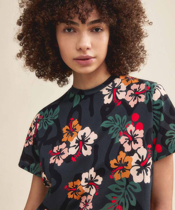 Peuterey T-shirt con stampa all over Nuova