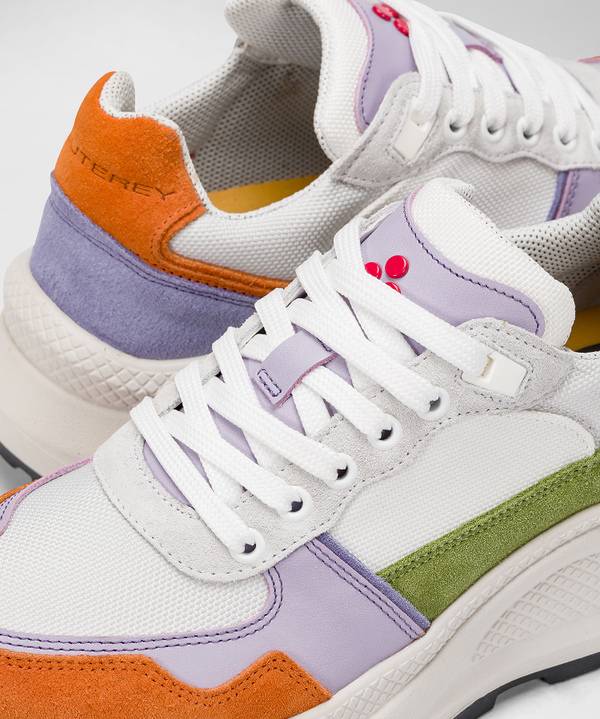 Peuterey Sneakers in pelle con dettagli color 2025