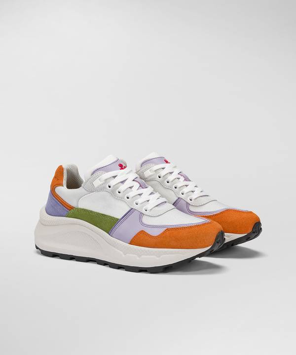 Peuterey Sneakers in pelle con dettagli color 2025