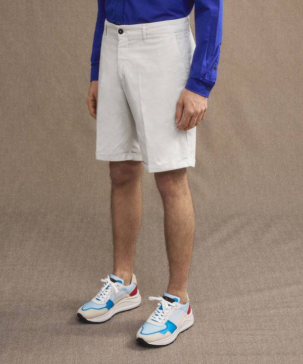 Peuterey Bermuda in cotone e lino Promozione