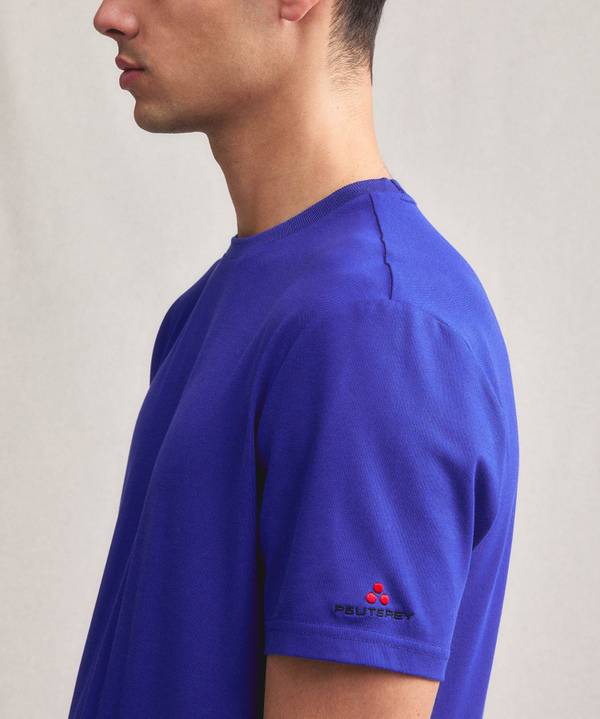 Peuterey T-Shirt stretch in cotone e seta Pezzi Unici
