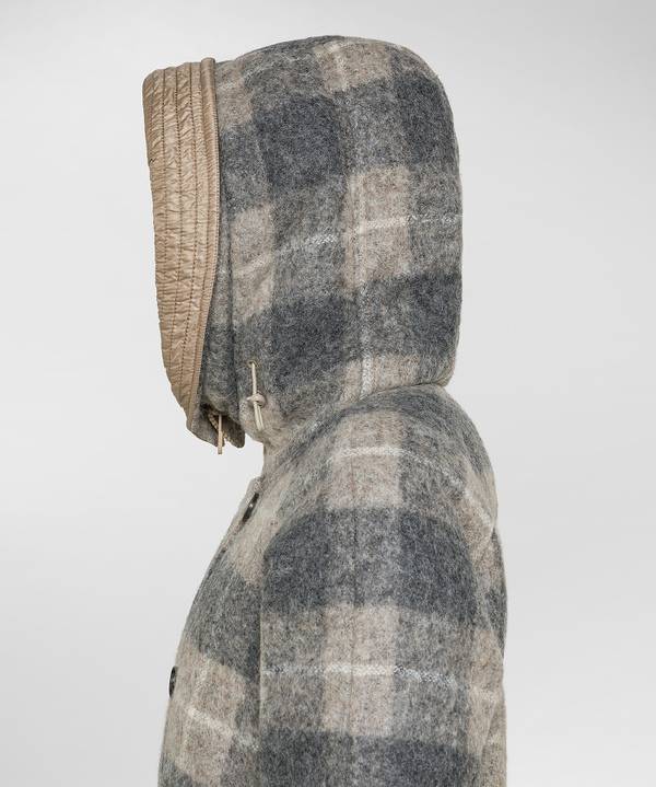 Peuterey Puffer Jacket Fantasia In Lana E Alpaca Prezzo Ridotto