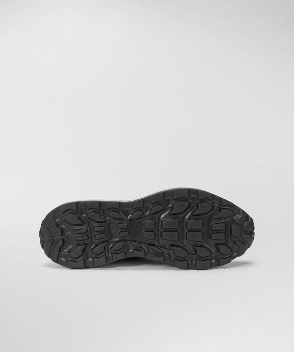 Peuterey Scarpa In Nylon E Pelle Con Suola Eva Effetto Used In Saldo