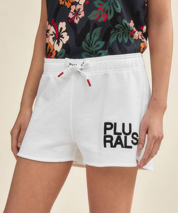 Peuterey Shorts con scritta Plurals Qualità Garantita