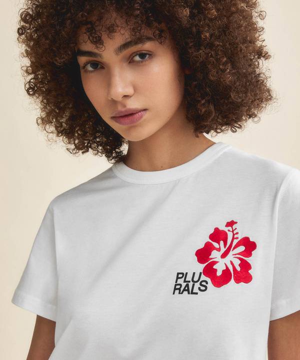 Peuterey T-shirt con ricamo tropicale Negozi Online