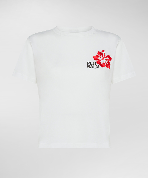 Peuterey T-shirt con ricamo tropicale Negozi Online