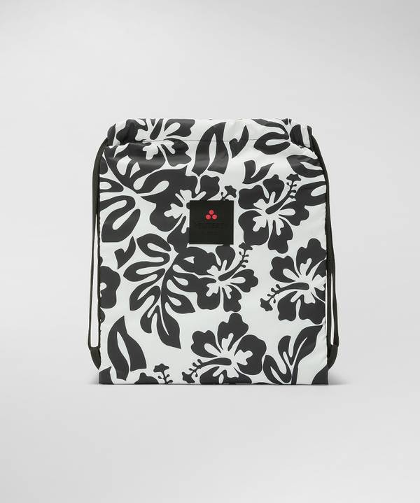 Peuterey Sacca in nylon con fantasia floreale