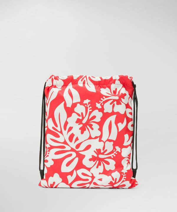 Peuterey Sacca in nylon con fantasia floreale Sottocosto