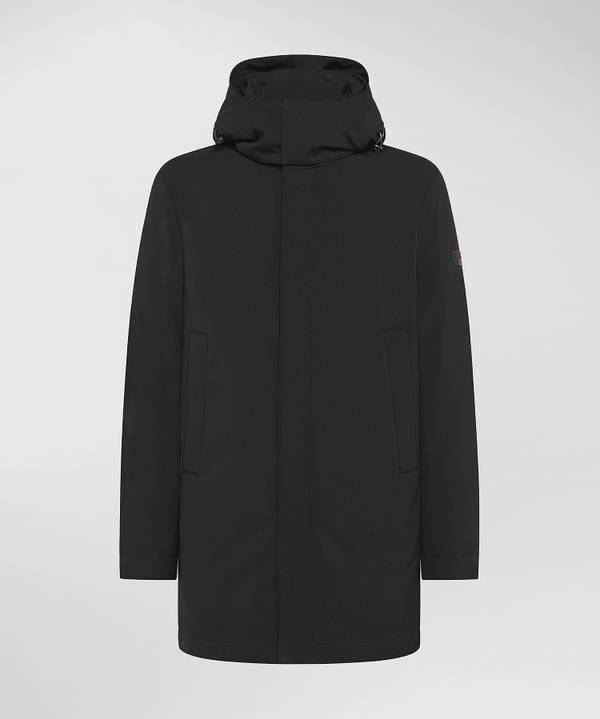 Peuterey Trench Liscio In Nylon Stretch Offerta