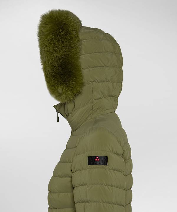 Peuterey Piumino Slim Con Pelliccia Italy
