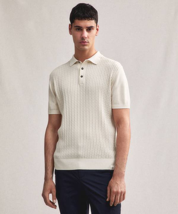 Peuterey Polo a treccia in tricot di cotone Trasporto libero internazionale
