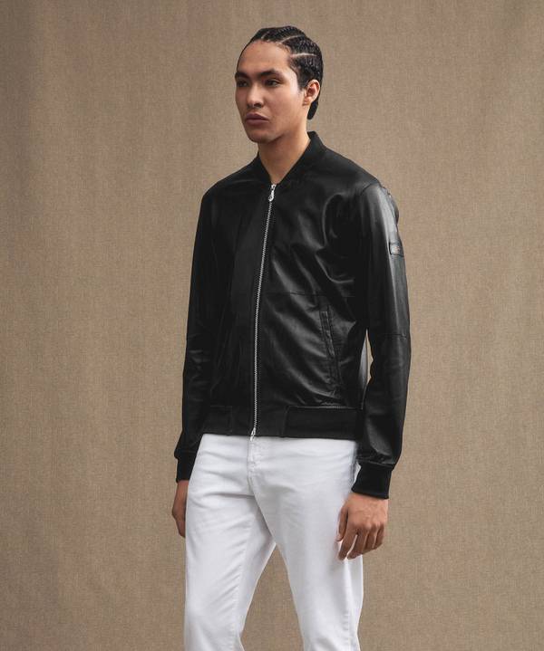 Peuterey Giacca bomber in pelle Nuovo