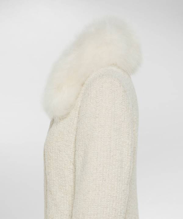 Peuterey Cappotto Lungo Con Collo In Capra Cashmere Prezzo Ridotto