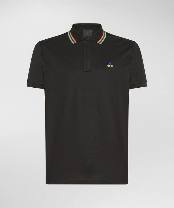 Peuterey Polo in piquet stretch di cotone e seta Outlet