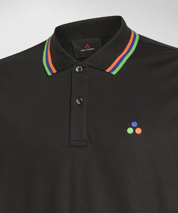 Peuterey Polo in piquet stretch di cotone e seta Outlet