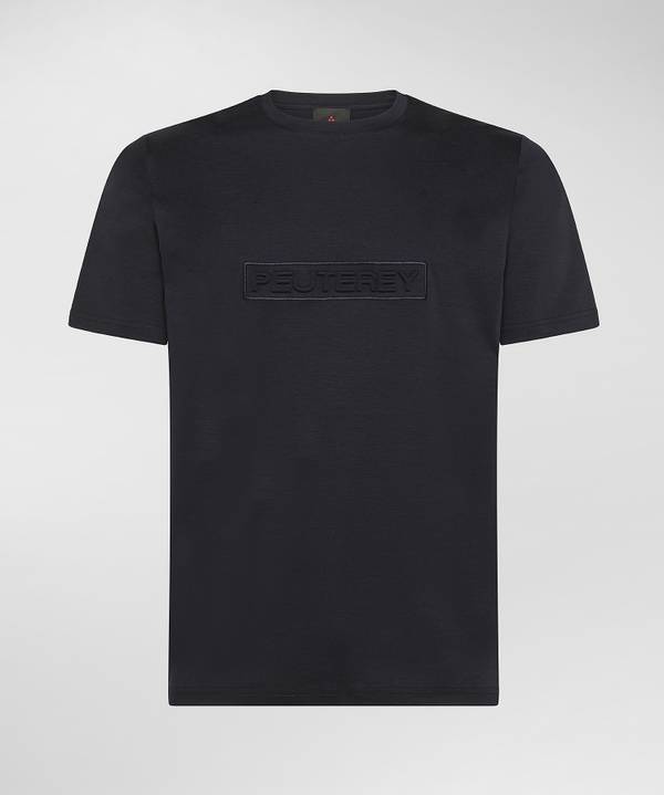 Peuterey T-shirt con scritta in rilievo Saldi Di Fabbrica