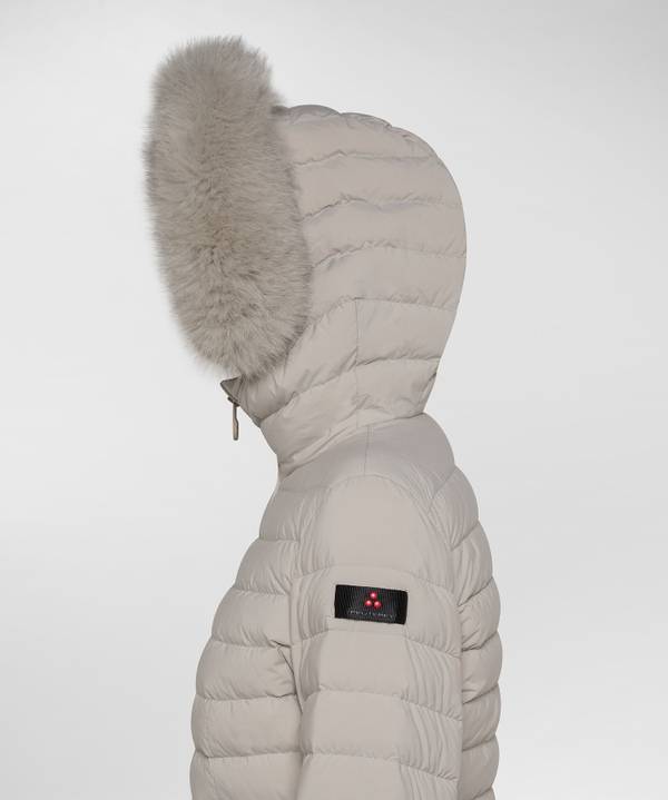 Peuterey Piumino Slim Con Pelliccia Vendite stagionali