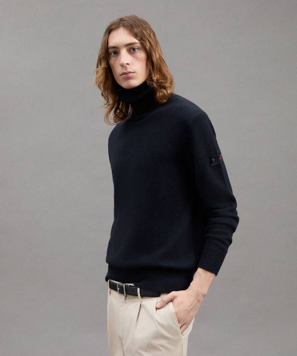 Peuterey Maglia A Collo Alto In Misto Lana Yak Offerta temporanea