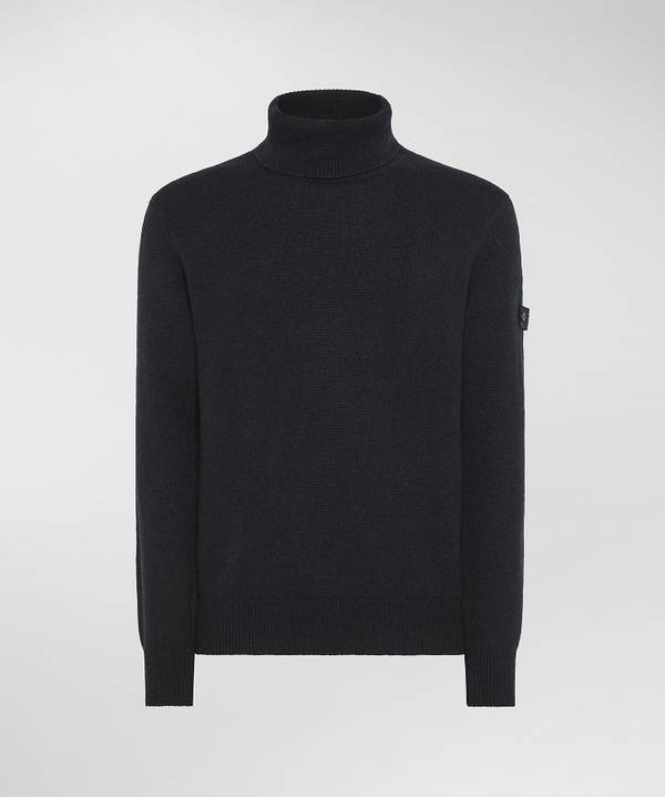 Peuterey Maglia A Collo Alto In Misto Lana Yak Offerta temporanea