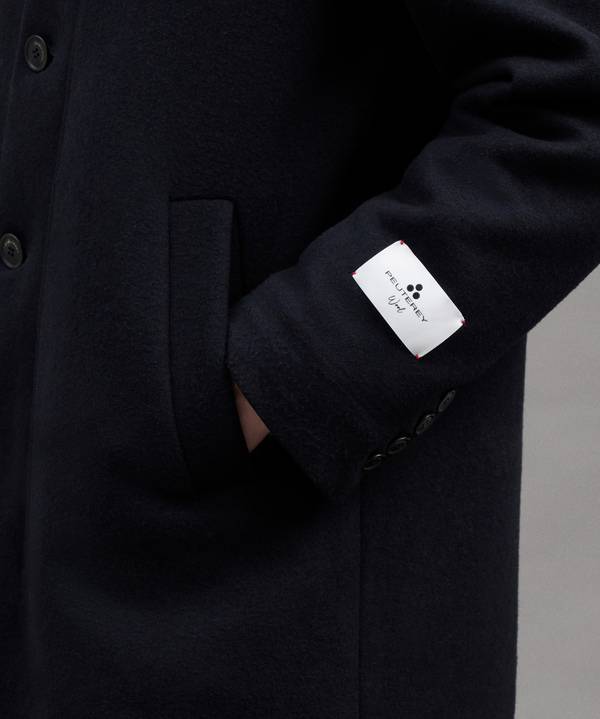 Peuterey Cappotto Lungo In Lana Con Pettorina Staccabile Nuovi prodotti