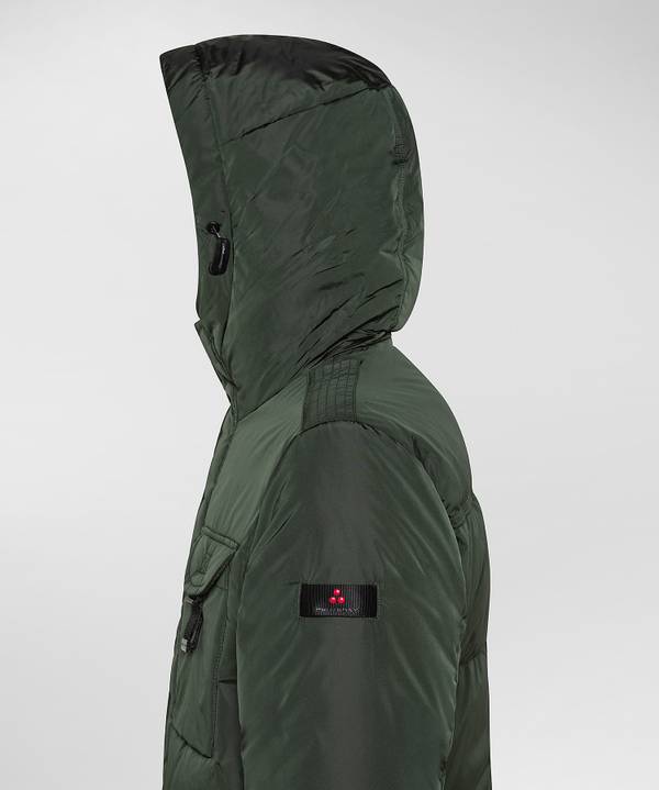 Peuterey Field Jacket In Taffeta’ Con Cappuccio In Pelliccia Ritorno libero