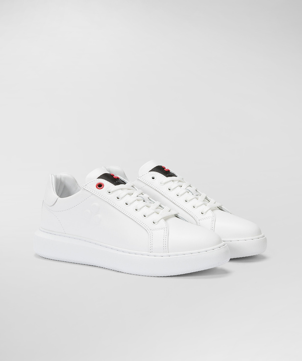 Peuterey Sneaker In Pelle Con Logo Goffrato Fino al 60% di sconto