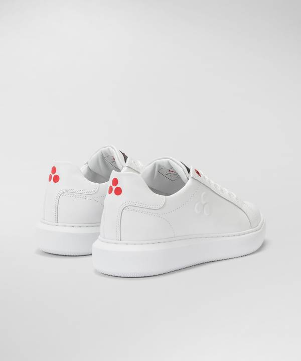 Peuterey Sneaker In Pelle Con Logo Goffrato Fino al 60% di sconto