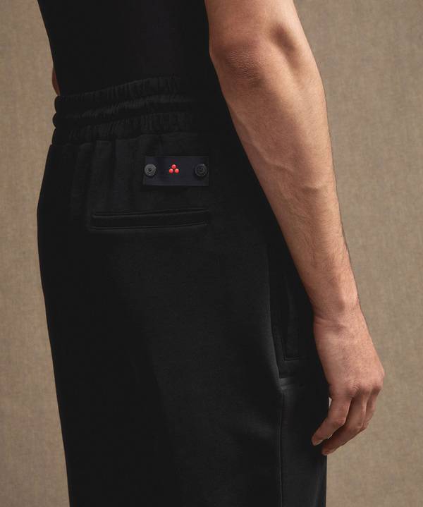 Peuterey Pantaloni joggers in cotone stretch con nastrature In vendita