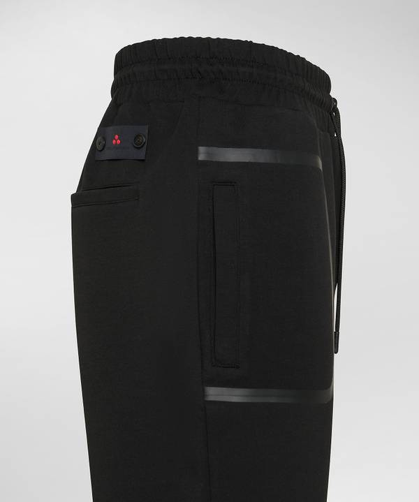 Peuterey Pantaloni joggers in cotone stretch con nastrature In vendita