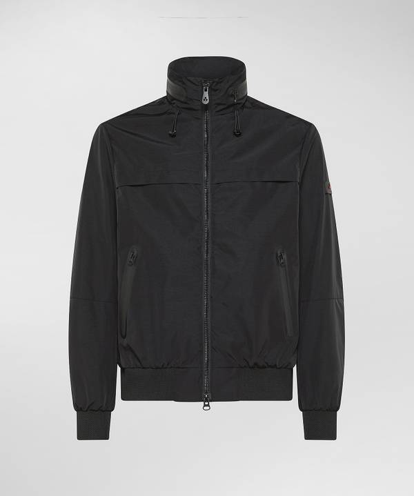 Peuterey Bomber in nylon con cappuccio estraibile Duty-free