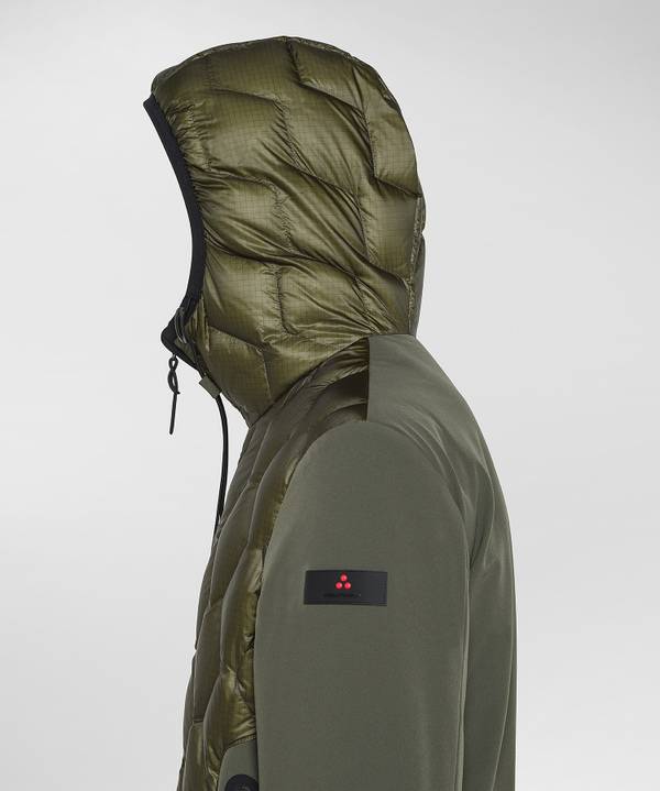 Peuterey Bomber Bimateriale Con Trapunta Geometrica Italia