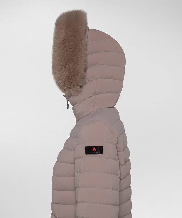 Peuterey Piumino Slim Con Pelliccia Shopping Online