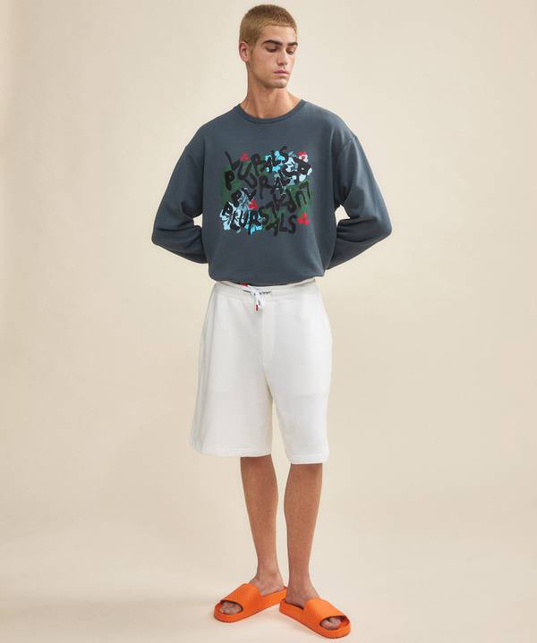 Peuterey Bermuda in cotone con coulisse Presa