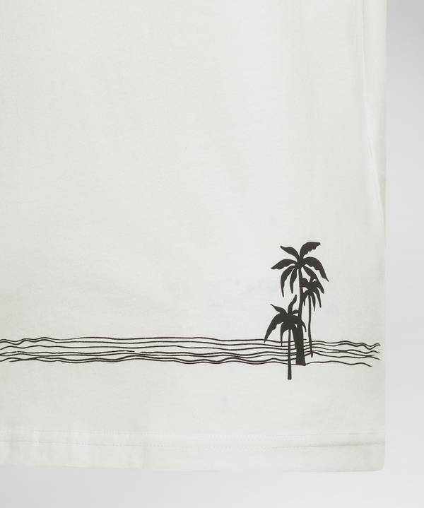 Peuterey T-Shirt over con decorazione palme Economico