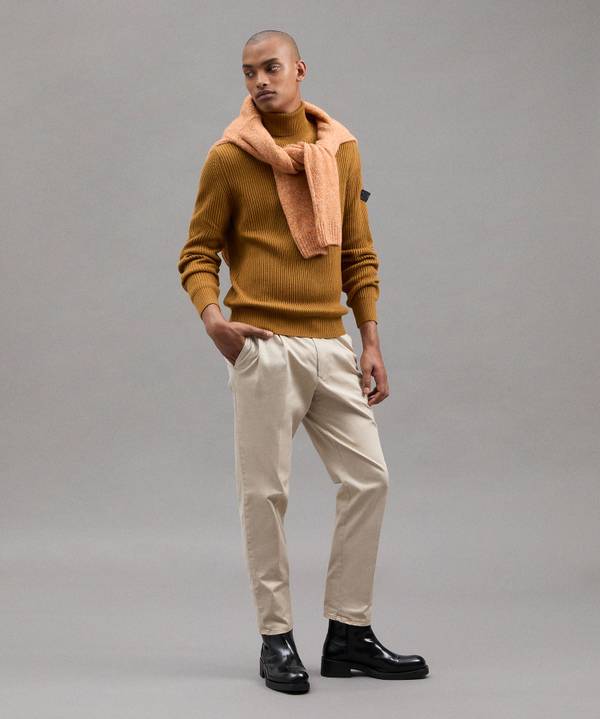 Peuterey Maglia Collo Alto In Misto Lana