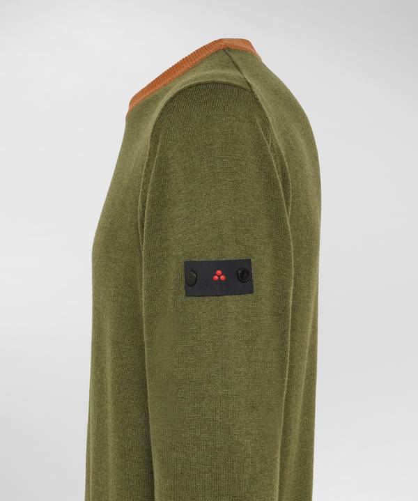 Peuterey Pullover In Tricot Misto Lana Con Dettagli A Contrasto I Più Venduti