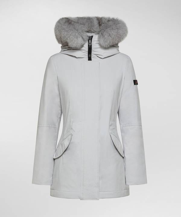 Peuterey Giacca Slim Con Pelliccia In Tono Colore Spedizione gratuita