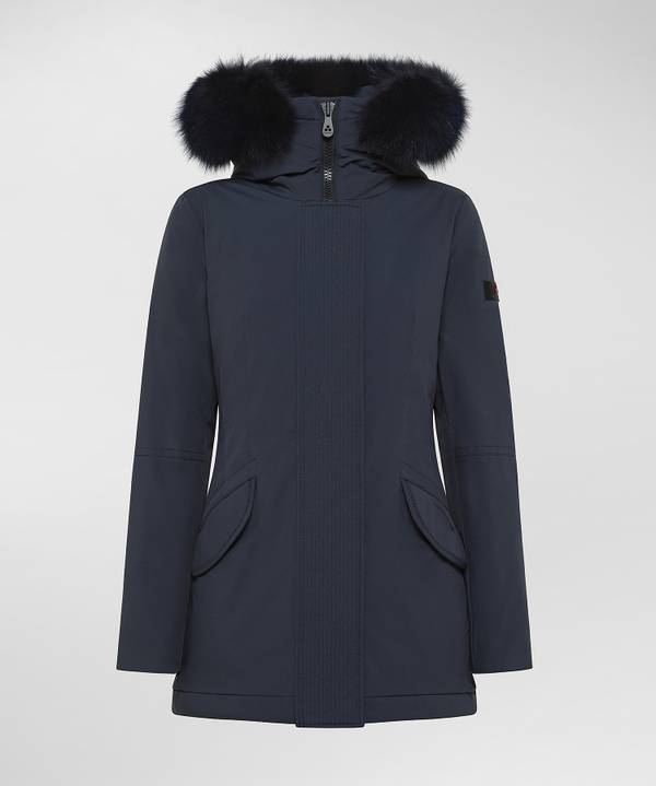 Peuterey Giacca Slim Con Pelliccia In Tono Colore Grande vendita