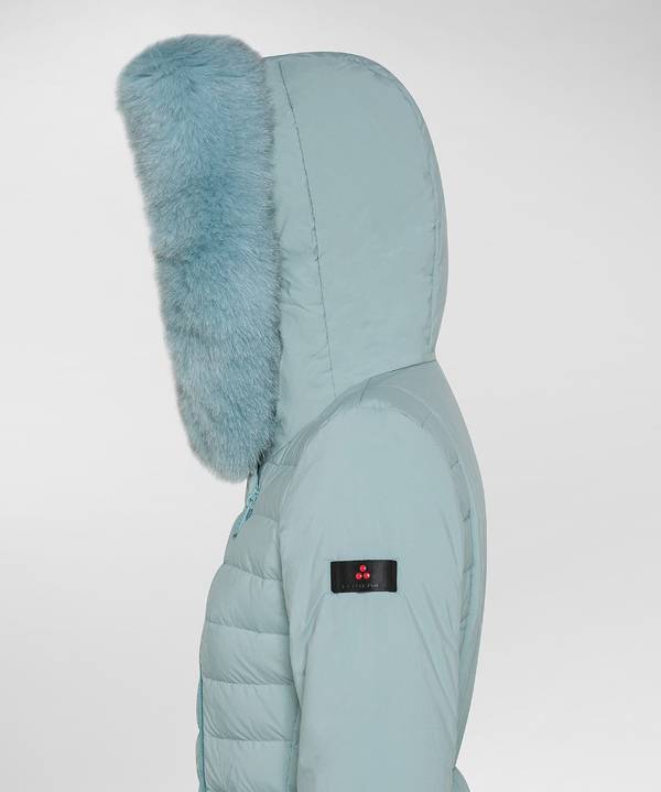 Peuterey Piumino Slim Con Pelliccia Flash Sale
