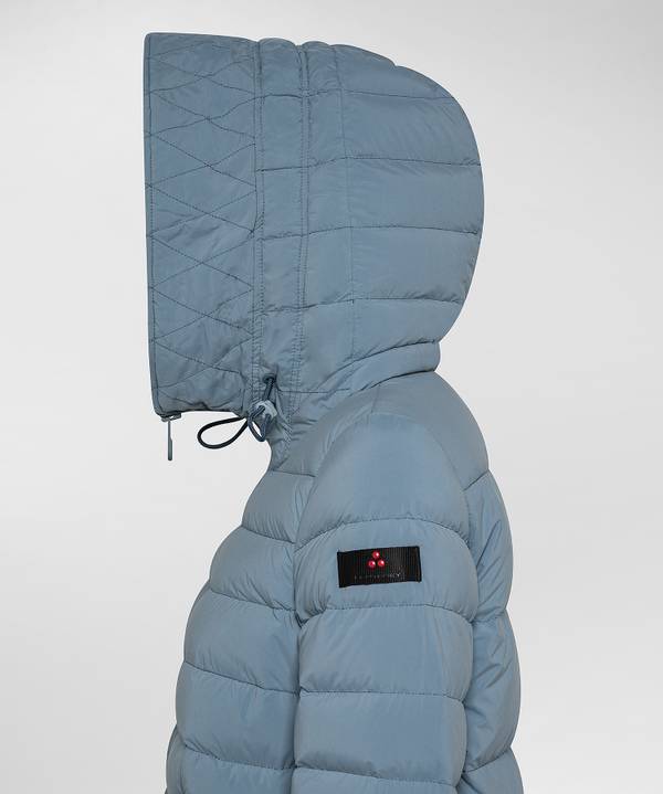Peuterey Piumino Lungo Con Pelliccia In Tono Colore Shopping online