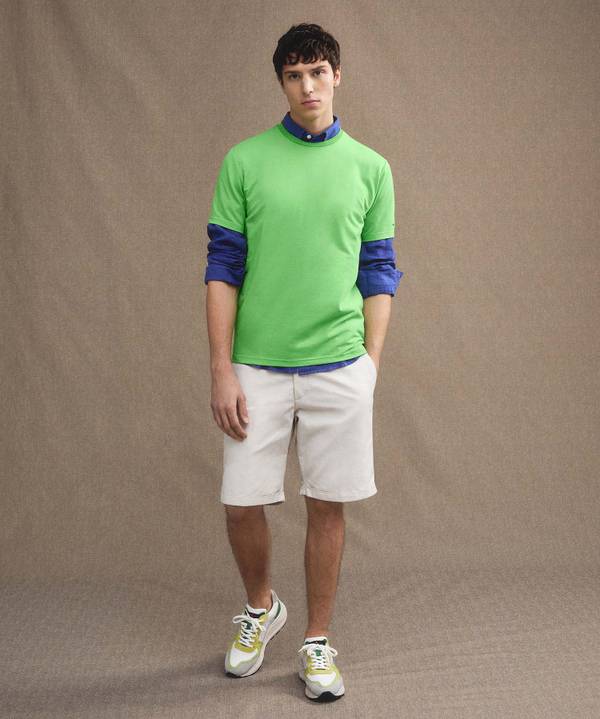 Peuterey T-Shirt stretch in cotone e seta Duty-free