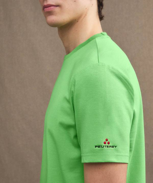 Peuterey T-Shirt stretch in cotone e seta Duty-free