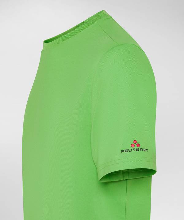 Peuterey T-Shirt stretch in cotone e seta Duty-free