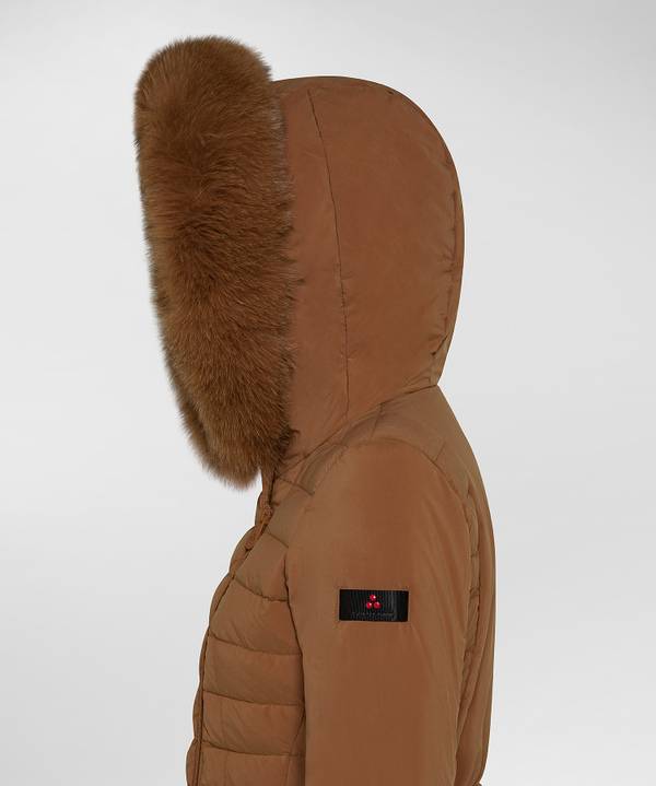 Peuterey Piumino Slim Con Pelliccia Italia